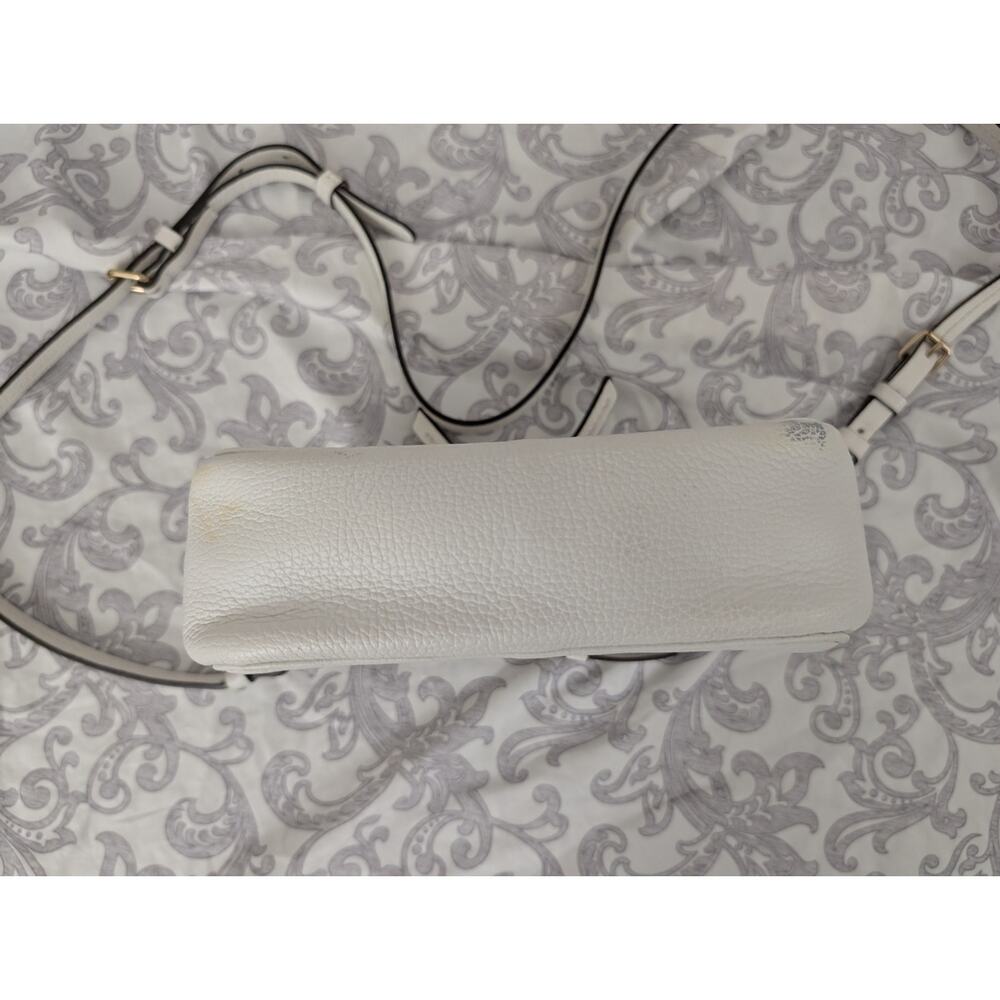 dooney & burke white leather crossbody bag - Picture 12 of 16